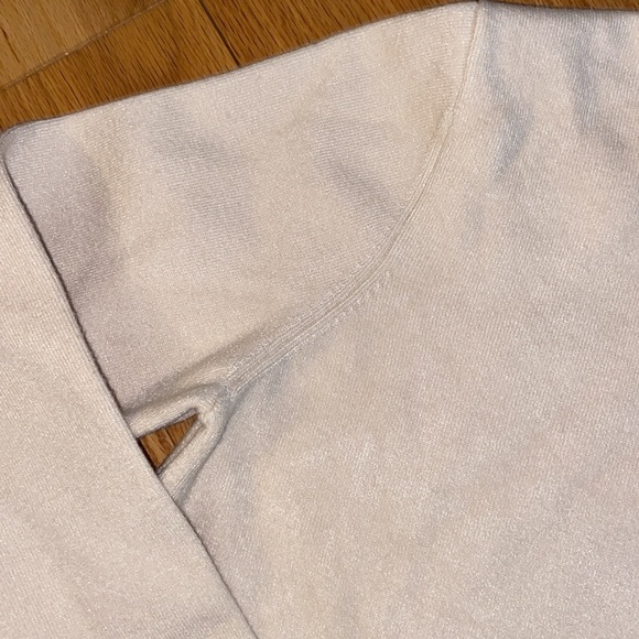 & Other Stories Cream High Neck Viscose Blend Cropped Sweater size XS, preloved - Picture 4 of 12